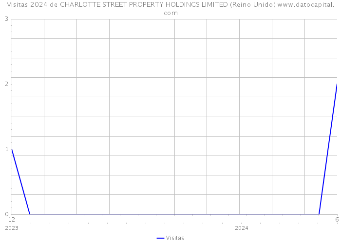 Visitas 2024 de CHARLOTTE STREET PROPERTY HOLDINGS LIMITED (Reino Unido) 