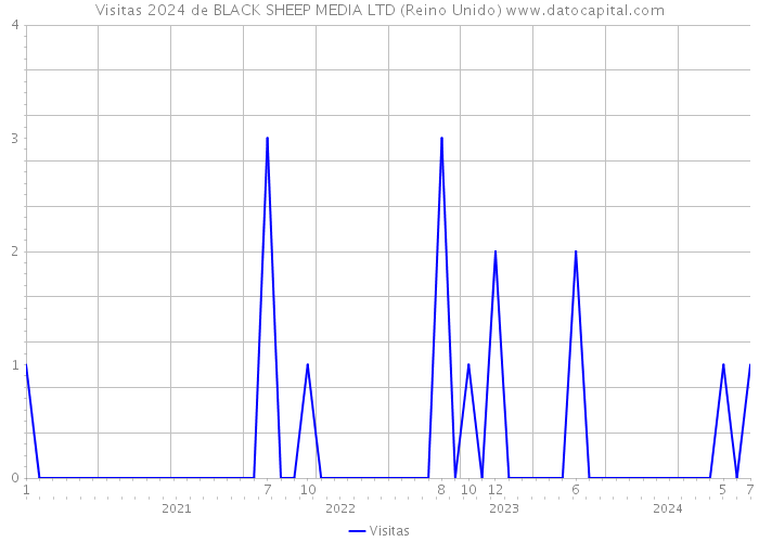 Visitas 2024 de BLACK SHEEP MEDIA LTD (Reino Unido) 