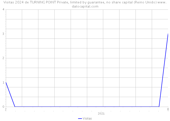 Visitas 2024 de TURNING POINT Private, limited by guarantee, no share capital (Reino Unido) 