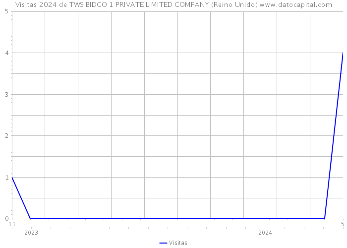 Visitas 2024 de TWS BIDCO 1 PRIVATE LIMITED COMPANY (Reino Unido) 