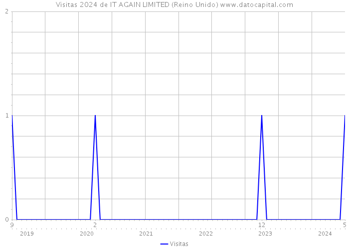 Visitas 2024 de IT AGAIN LIMITED (Reino Unido) 