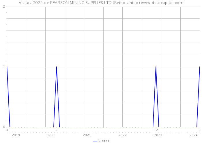 Visitas 2024 de PEARSON MINING SUPPLIES LTD (Reino Unido) 