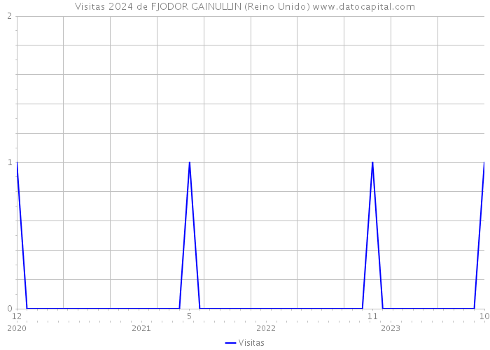 Visitas 2024 de FJODOR GAINULLIN (Reino Unido) 