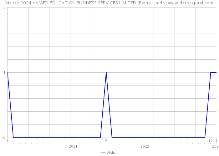 Visitas 2024 de WEY EDUCATION BUSINESS SERVICES LIMITED (Reino Unido) 