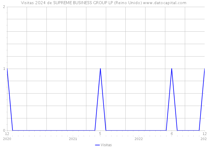 Visitas 2024 de SUPREME BUSINESS GROUP LP (Reino Unido) 