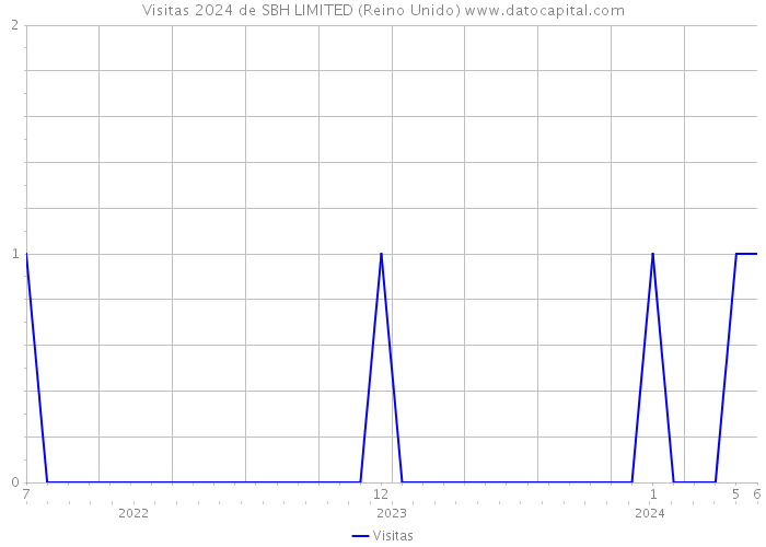 Visitas 2024 de SBH LIMITED (Reino Unido) 