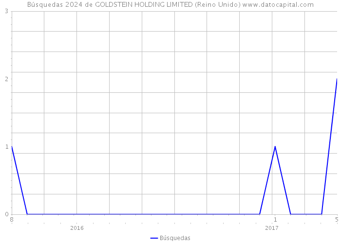 Búsquedas 2024 de GOLDSTEIN HOLDING LIMITED (Reino Unido) 
