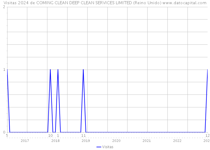 Visitas 2024 de COMING CLEAN DEEP CLEAN SERVICES LIMITED (Reino Unido) 