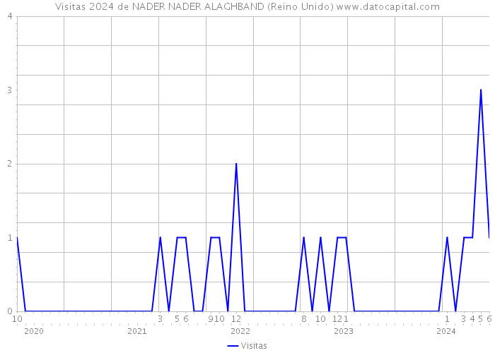 Visitas 2024 de NADER NADER ALAGHBAND (Reino Unido) 