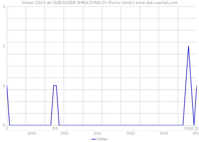 Visitas 2024 de OLEKSANDR SHELKOVNIKOV (Reino Unido) 