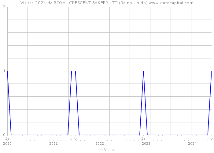 Visitas 2024 de ROYAL CRESCENT BAKERY LTD (Reino Unido) 