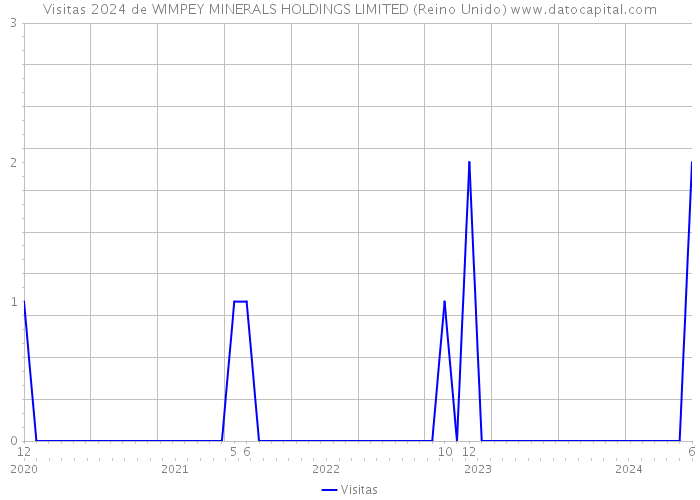 Visitas 2024 de WIMPEY MINERALS HOLDINGS LIMITED (Reino Unido) 