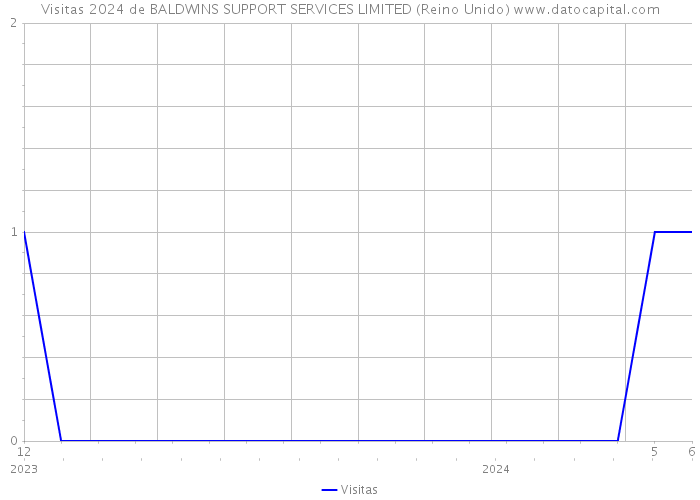 Visitas 2024 de BALDWINS SUPPORT SERVICES LIMITED (Reino Unido) 