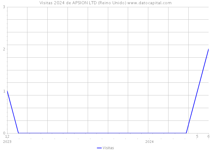 Visitas 2024 de APSION LTD (Reino Unido) 