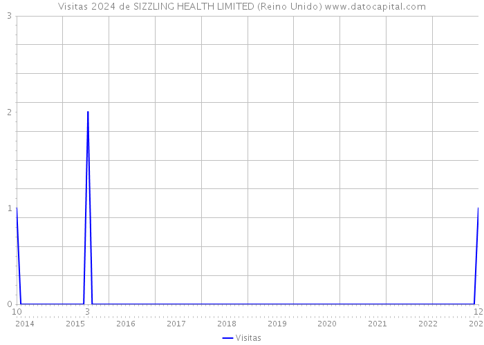 Visitas 2024 de SIZZLING HEALTH LIMITED (Reino Unido) 