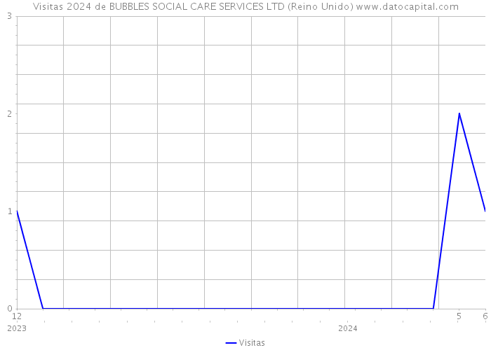 Visitas 2024 de BUBBLES SOCIAL CARE SERVICES LTD (Reino Unido) 