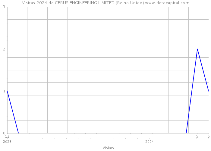 Visitas 2024 de CERUS ENGINEERING LIMITED (Reino Unido) 