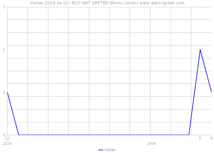 Visitas 2024 de GG-823-967 LIMITED (Reino Unido) 