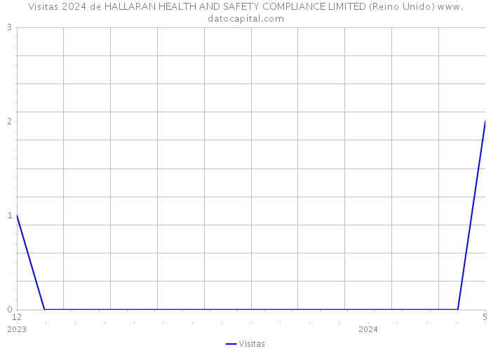 Visitas 2024 de HALLARAN HEALTH AND SAFETY COMPLIANCE LIMITED (Reino Unido) 