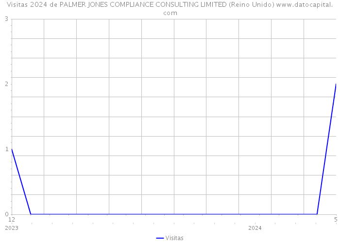 Visitas 2024 de PALMER JONES COMPLIANCE CONSULTING LIMITED (Reino Unido) 