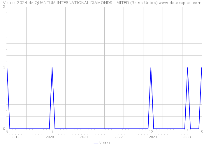 Visitas 2024 de QUANTUM INTERNATIONAL DIAMONDS LIMITED (Reino Unido) 