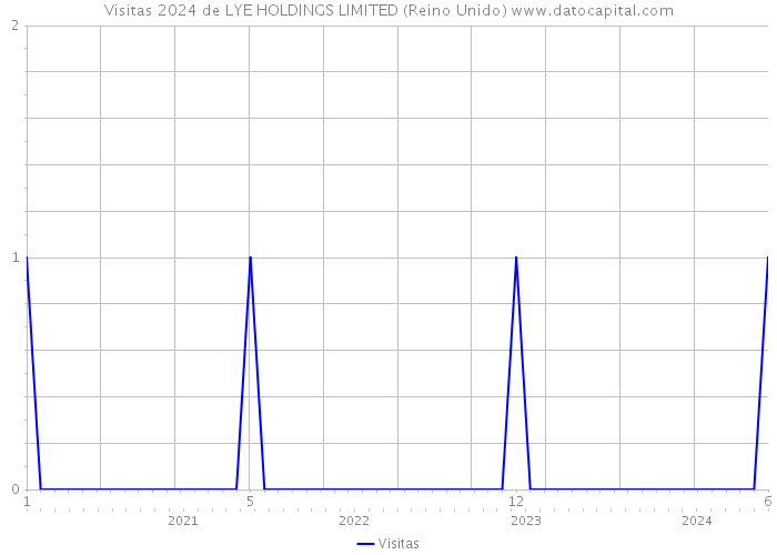 Visitas 2024 de LYE HOLDINGS LIMITED (Reino Unido) 