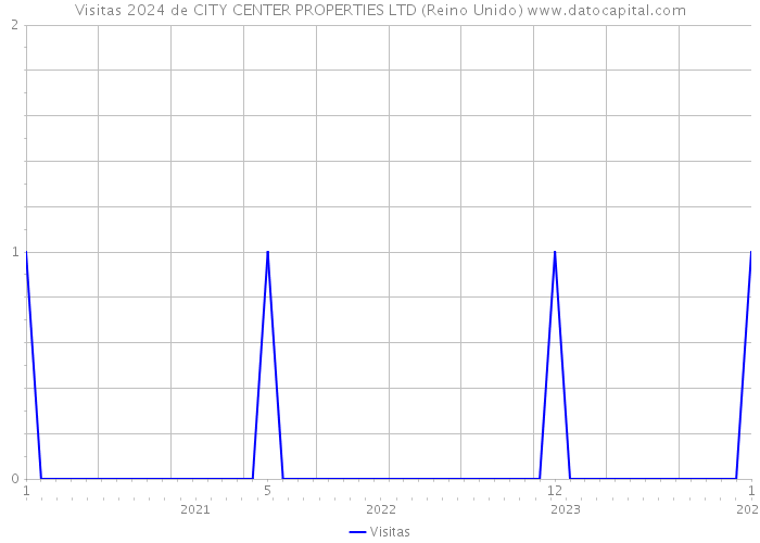 Visitas 2024 de CITY CENTER PROPERTIES LTD (Reino Unido) 