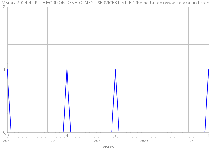 Visitas 2024 de BLUE HORIZON DEVELOPMENT SERVICES LIMITED (Reino Unido) 