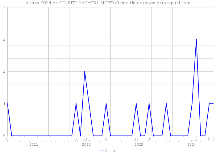 Visitas 2024 de COUNTY YACHTS LIMITED (Reino Unido) 