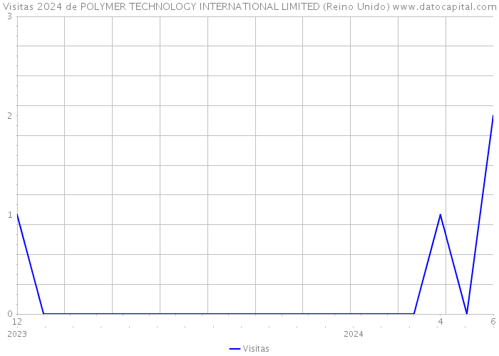 Visitas 2024 de POLYMER TECHNOLOGY INTERNATIONAL LIMITED (Reino Unido) 