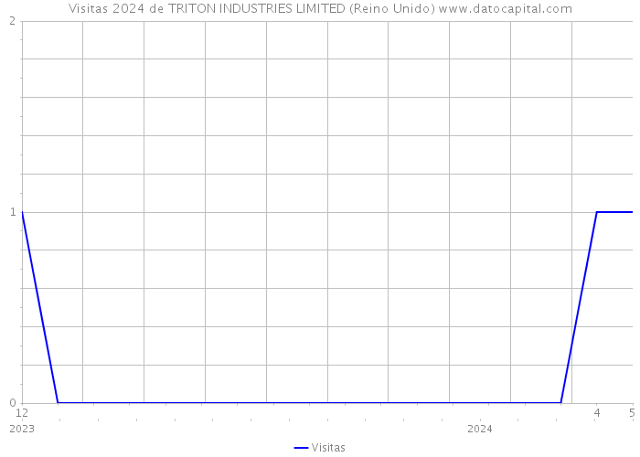 Visitas 2024 de TRITON INDUSTRIES LIMITED (Reino Unido) 