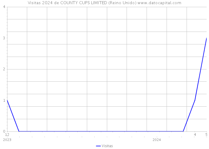 Visitas 2024 de COUNTY CUPS LIMITED (Reino Unido) 