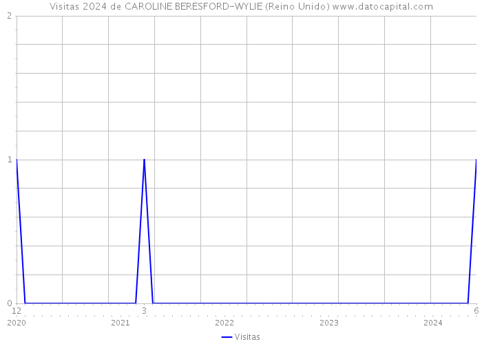 Visitas 2024 de CAROLINE BERESFORD-WYLIE (Reino Unido) 