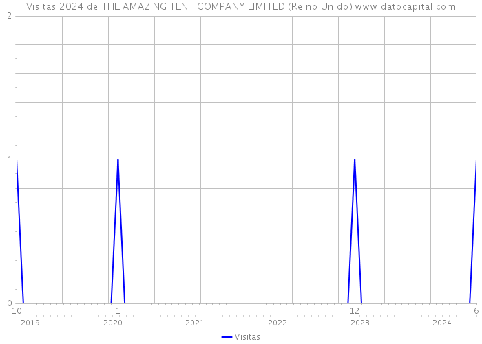 Visitas 2024 de THE AMAZING TENT COMPANY LIMITED (Reino Unido) 