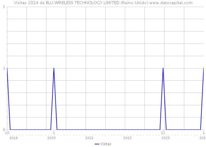 Visitas 2024 de BLU WIRELESS TECHNOLOGY LIMITED (Reino Unido) 