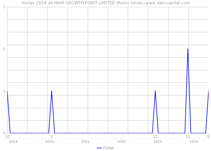 Visitas 2024 de HAIR GROWTH POINT LIMITED (Reino Unido) 