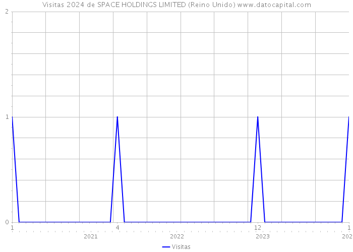 Visitas 2024 de SPACE HOLDINGS LIMITED (Reino Unido) 