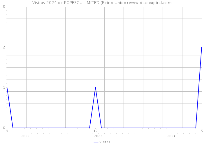 Visitas 2024 de POPESCU LIMITED (Reino Unido) 