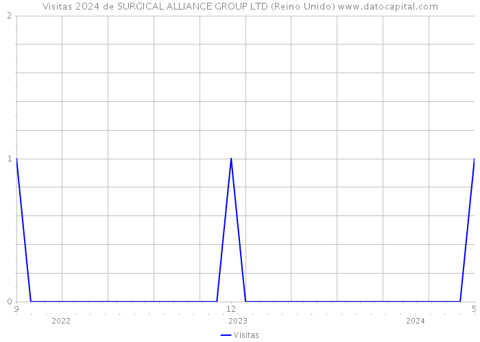 Visitas 2024 de SURGICAL ALLIANCE GROUP LTD (Reino Unido) 