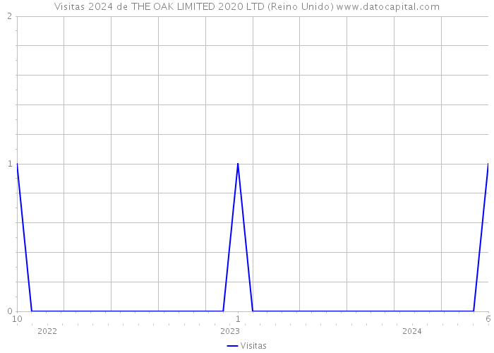 Visitas 2024 de THE OAK LIMITED 2020 LTD (Reino Unido) 