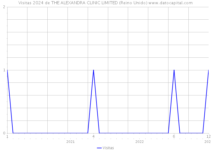 Visitas 2024 de THE ALEXANDRA CLINIC LIMITED (Reino Unido) 