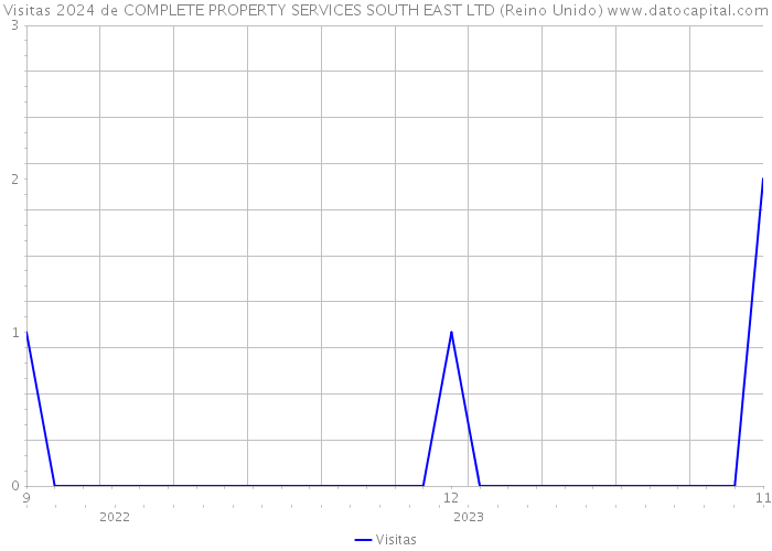 Visitas 2024 de COMPLETE PROPERTY SERVICES SOUTH EAST LTD (Reino Unido) 