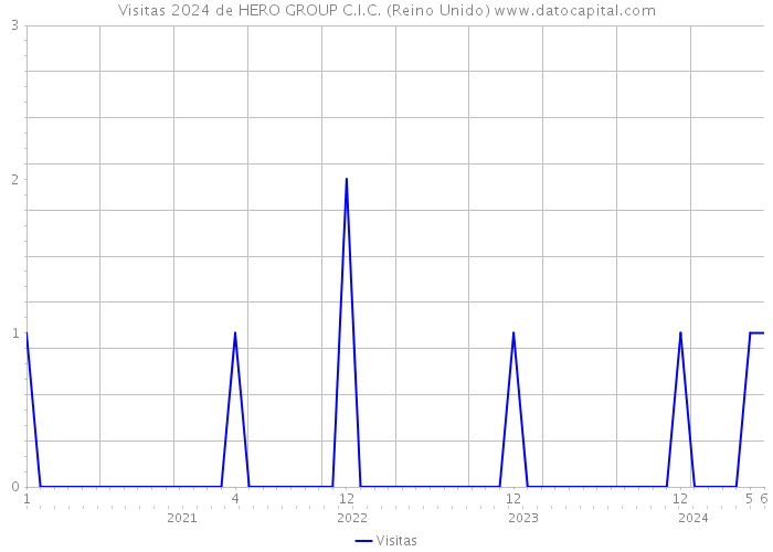 Visitas 2024 de HERO GROUP C.I.C. (Reino Unido) 