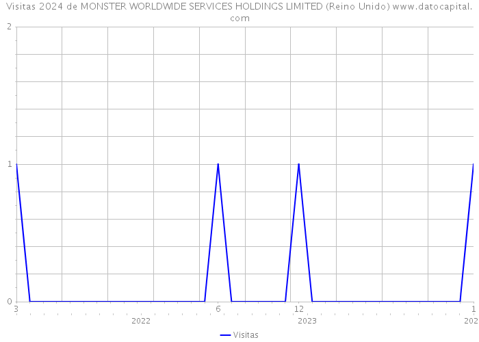 Visitas 2024 de MONSTER WORLDWIDE SERVICES HOLDINGS LIMITED (Reino Unido) 