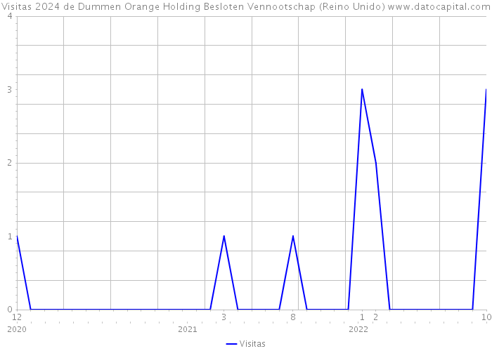 Visitas 2024 de Dummen Orange Holding Besloten Vennootschap (Reino Unido) 