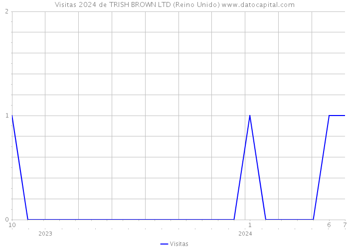 Visitas 2024 de TRISH BROWN LTD (Reino Unido) 