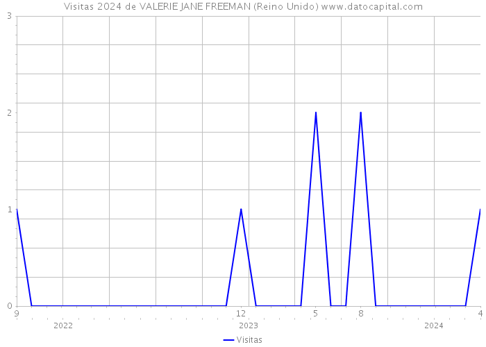 Visitas 2024 de VALERIE JANE FREEMAN (Reino Unido) 