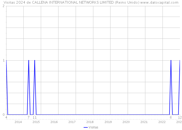 Visitas 2024 de CALLENA INTERNATIONAL NETWORKS LIMITED (Reino Unido) 