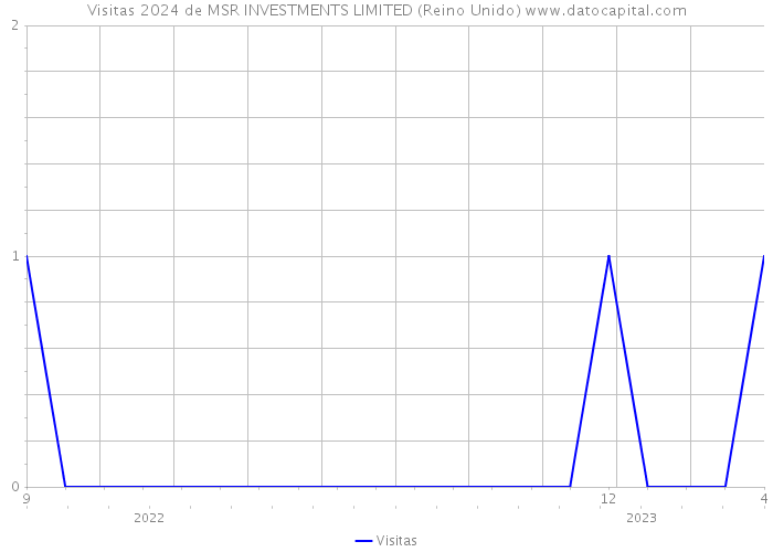 Visitas 2024 de MSR INVESTMENTS LIMITED (Reino Unido) 