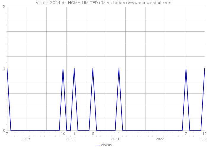 Visitas 2024 de HOMA LIMITED (Reino Unido) 